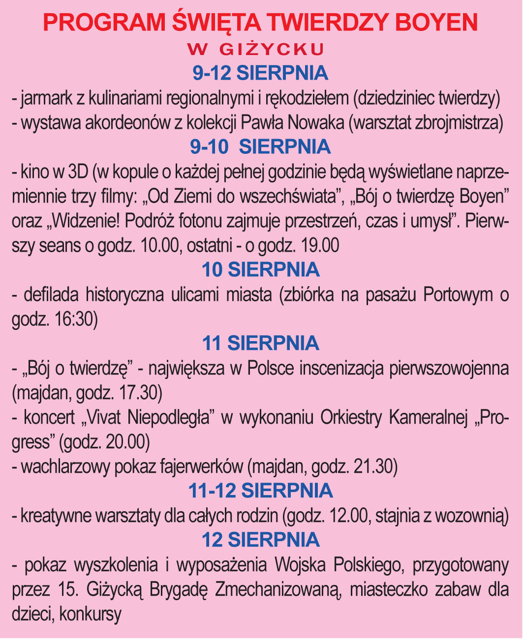 Twierdza Boyen Giżycko